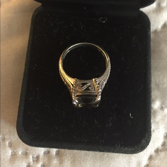 Smokey Quartz ring sterling silver - Picture 2 of 2